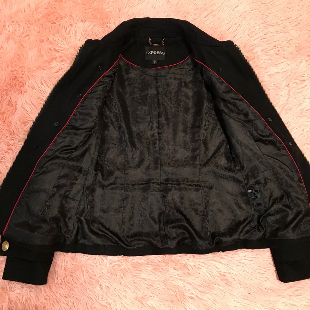Express Military Peplum Jacket - Picture 3 of 5
